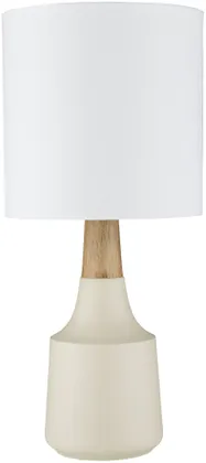 Kent Ivory Painted 18"H x 8"W x 8"D Accent Table Lamp