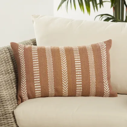 Design (US) Tan Ivory 13"X21" Pillow