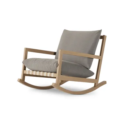 Aiken Outdoor Rocking Chair - Venao Charcoal