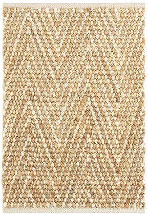 Meghan Ivory/Natural Handwoven Jute Rug