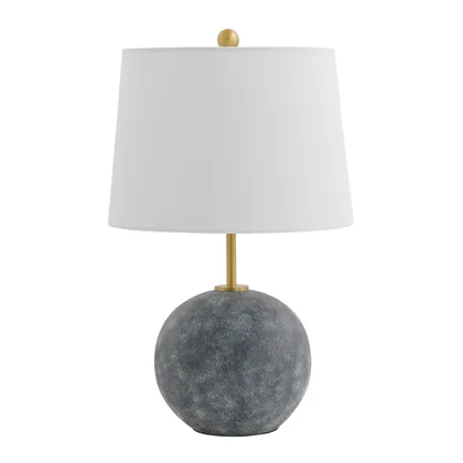 Cla 23.5 Inch Table Lamp - Grey Washed/Brass