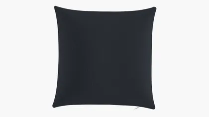 Throw Pillow 16", Navy Everyday Linen, 16" x 16"