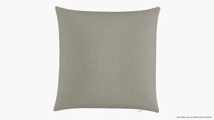 Throw Pillow Cover 18", Putty Everyday Linen, 18" x 18"