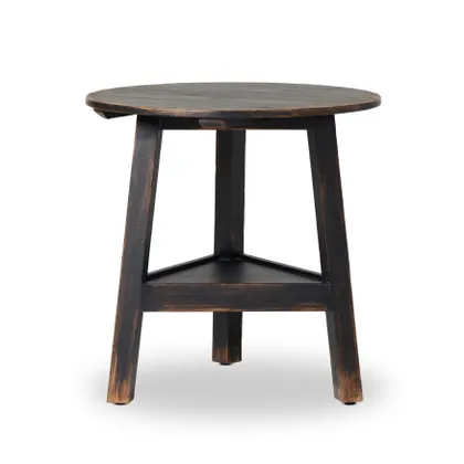 Kickapoo River Cricket Table-Dstrssd Blk