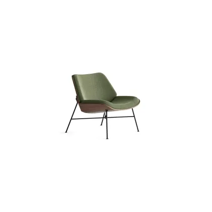 Vesper Lounge Chair - Moss Green/Walnut