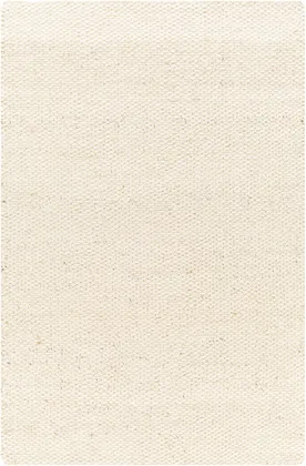 Coil Bleached Beige Indoor 5' x 7'6" Handmade Rug