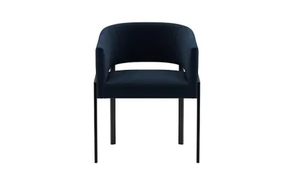 Mina Metal Framed Upholstered Chair