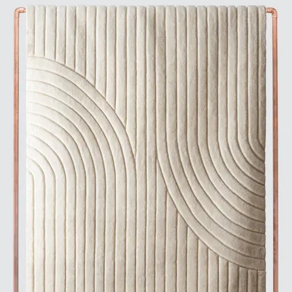 The Citizenry Lalita Hand-Knotted Area Rug | 6' x 9' | Ecru