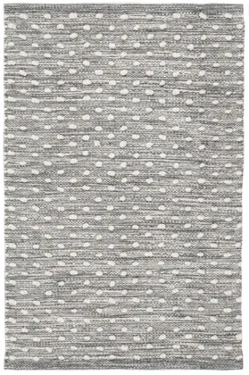 Hobnail Grey Handwoven Indoor/Outdoor Rug