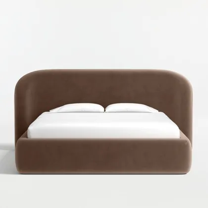 Adelaide Curved Upholstered California King Bed