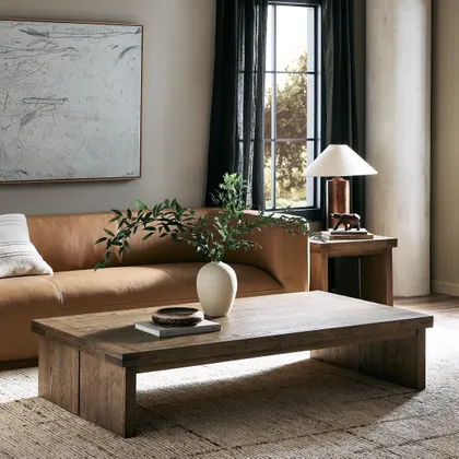 Warby Coffee Table-Worn Oak