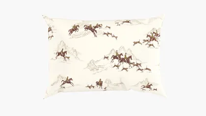 Throw Pillow 14" x 20", Green Cotswold Hunt, 14" x 20"