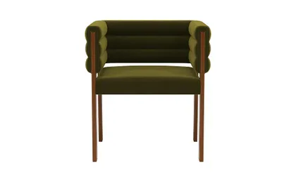 Nora Upholstered Wood Framed Chair