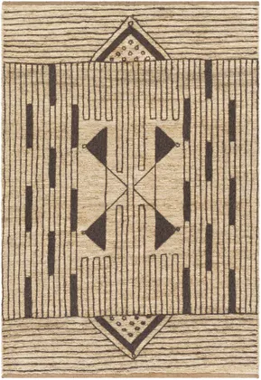 Brookwood Brown Indoor 8' x 10' Handmade Rug