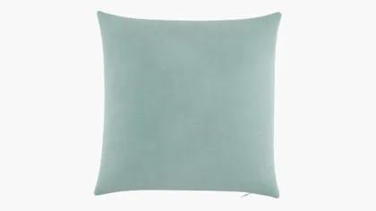Throw Pillow 18", Aqua Classic Velvet, 18" x 18"
