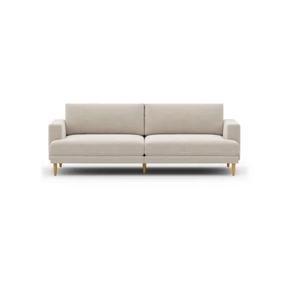 Ember Sofa - 89" / Georgia Clay - Performance Chenille / Oak - Wood