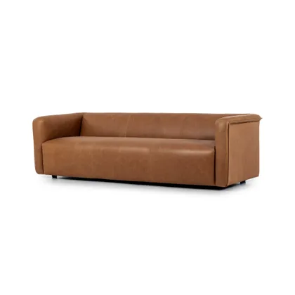 Wellborn Sofa-97"-Palermo Cognac