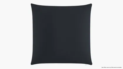 Throw Pillow Cover 26", Navy Everyday Linen, 26" x 26"