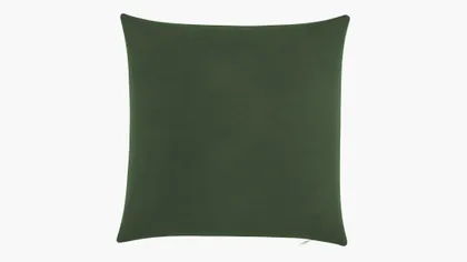 Throw Pillow 18", Emerald Luxe Velvet, 18" x 18"