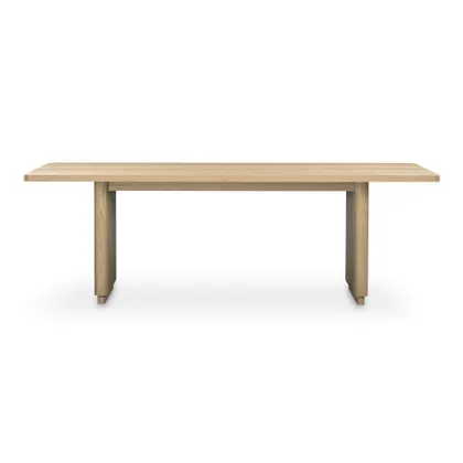 Round Off Small Dining Table Natural Oak