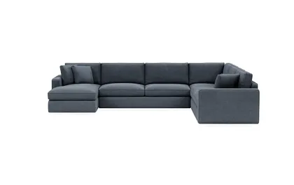James 4-Piece 5-Seat Corner Chaise Sectional Left