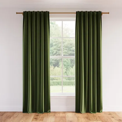 Velvet Curtain, Essex Performance Velvet, 50" x 96", Blackout
