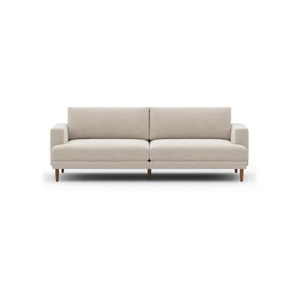 Ember Sofa - 89" / Georgia Clay - Performance Chenille / Walnut - Wood