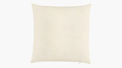 Throw Pillow 18", Talc Everyday Linen, 18" x 18"