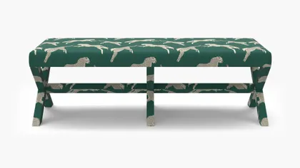 Double X Bench, Polo Green Cheetah