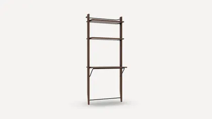 Title Wall Desk - Walnut - Wood