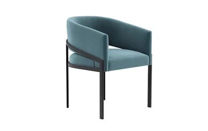 Mina Metal Framed Upholstered Chair