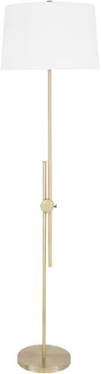 Jace Metallic - Brass Antiqued 64"H x 17"W x 17"D Accent Floor Lamp