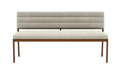 Nora Wood Framed Upholstered Bench