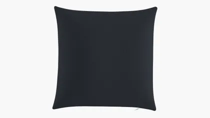 Throw Pillow 18", Navy Everyday Linen, 18" x 18"