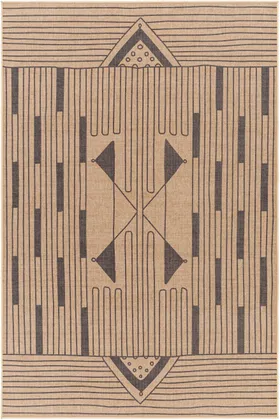 Ez Jute Brown Indoor 4' x 6' Machine Woven Rug