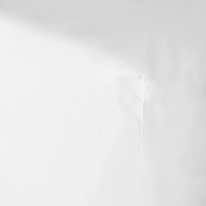 The Citizenry Stonewashed Organic Cotton Percale Fitted Bed Sheet | Full | White