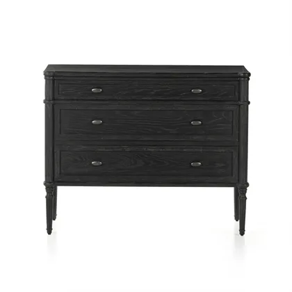 Toulouse Chest - Distressed Black