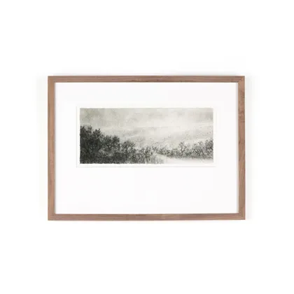 Hill Country Study I by Aileen Fitzgerald - Rustic 1.5 Walnut
