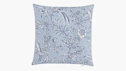 Throw Pillow 16", Blue Aviary, 16" x 16"