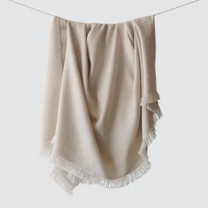 The Citizenry La Calle Alpaca Throw | Sand