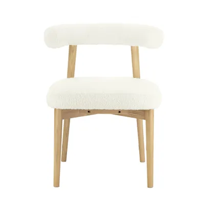 Spara Cream Performance Boucle Side Chair