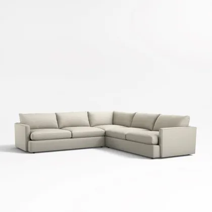 Lounge 3-Piece L-Shaped Sectional Sofa