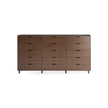 Prospect 15-Drawer Tall Dresser - Walnut - Wood