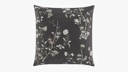 Throw Pillow 20", Black Bamboo Garden, 20" x 20"