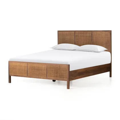 Sydney Bed-Brown Wash-Queen