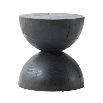 Aliza End Table-Black Pine