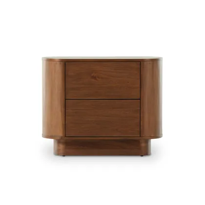 Paden Nightstand - Seasoned Brown Acacia