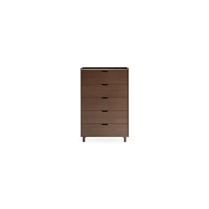 Prospect 5-Drawer Tall Dresser - Walnut - Wood