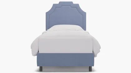 Art Deco Bed, Denim Everyday Linen, Twin