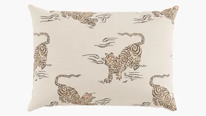Outdoor 14" x 20" Lumbar Pillow, Canvas Tigresse, 14" x 20"